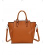 3Pcs Leather Handbag Shoulder Bag Wallet Set
