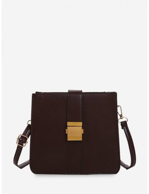 Square Cover Buckle Classic Shoulder Bag