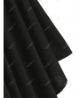 Plus Size Handkerchief Buckle Straps Grommets Gothic Dress - 5x