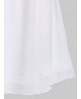 Plus Size Empire Waist Sequins Mini Dress - L