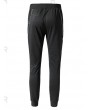 Zipper Design Sport Jogger Pants - Xs