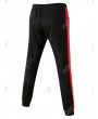 Contrast Trim Zipper Pocket Sport Jogger Pants - Xl