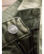 Patchworks Design Drape Panel Casual Jeans - 42