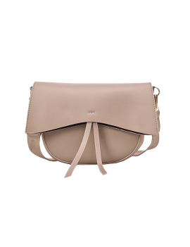 Solid Simple Cover Tassel Single Shoulder Crossbody Bag